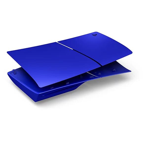 کاور کنسول پلی استیشن 5 اسلیم مدل PS5 Slim Console Covers Cobalt Blue — تصویر ۲