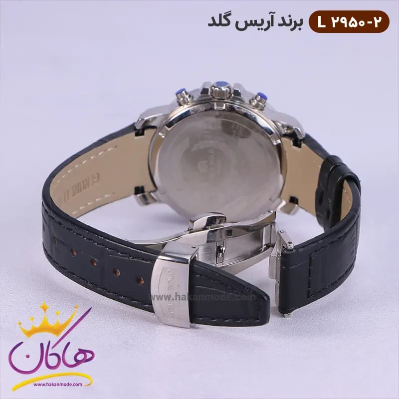 ساعت آریس گلد زنانه بند چرم کرنوگراف L2950/2 — تصویر ۴