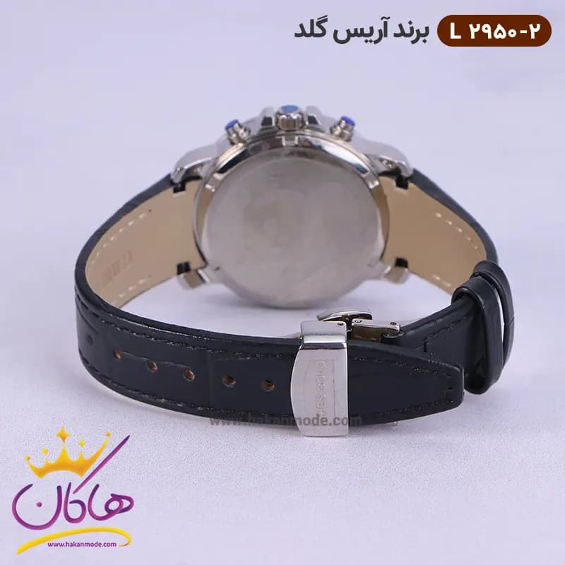 ساعت آریس گلد زنانه بند چرم کرنوگراف L2950/2 — تصویر ۵