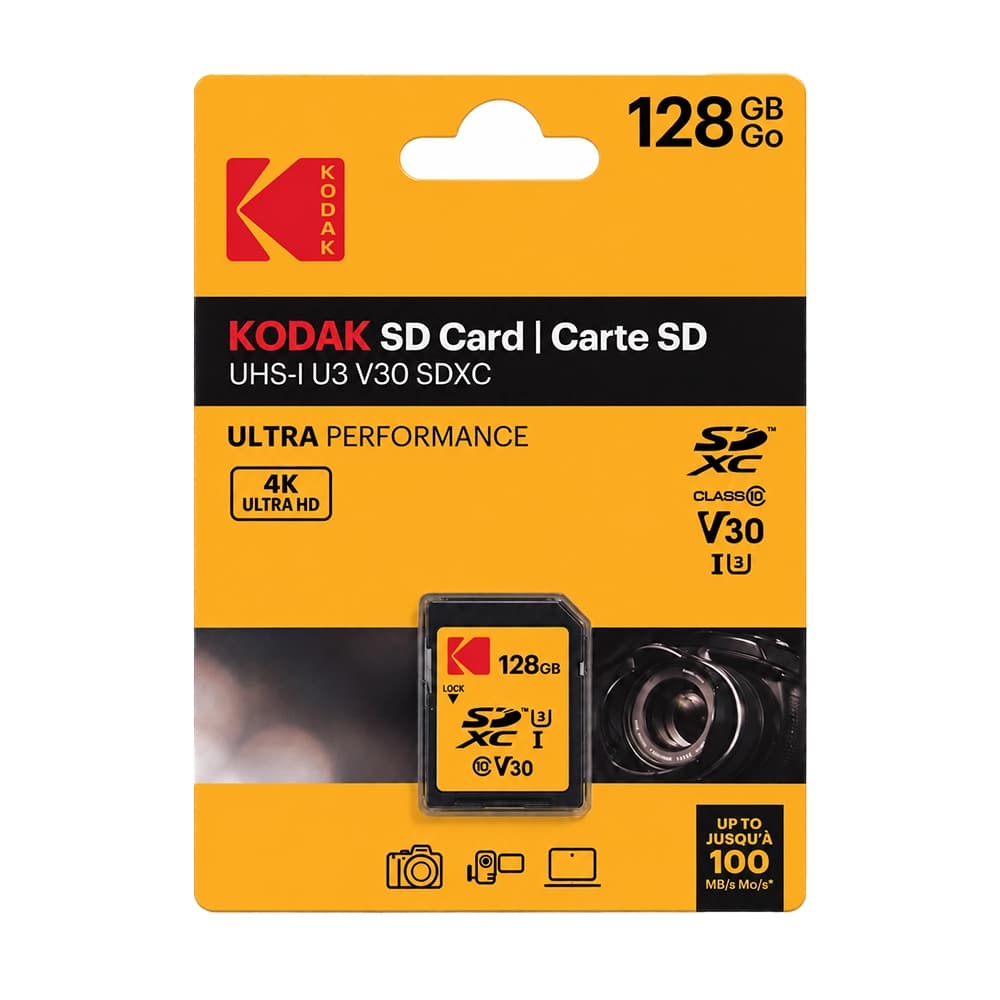 کارت حافظه کداک Kodak Ultra 128GB UHS-I U3 V30 — تصویر ۲
