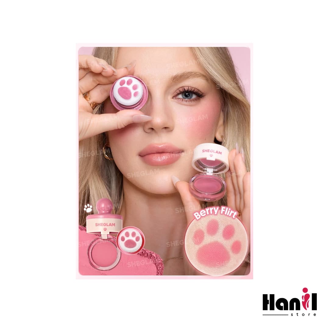 رژگونه استامپی شیگلم مدل Cutie Paw رنگ 030 Berry Flirt — تصویر ۲