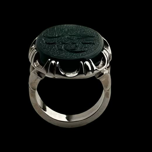 انگشتر عقیق سبز- مدل R1595