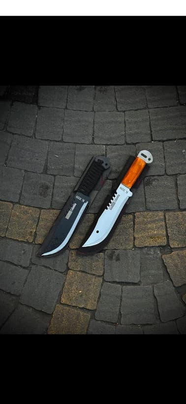 ست تخفیفی ۲ عدد چاقو شکاری k320بهمراه غلاف