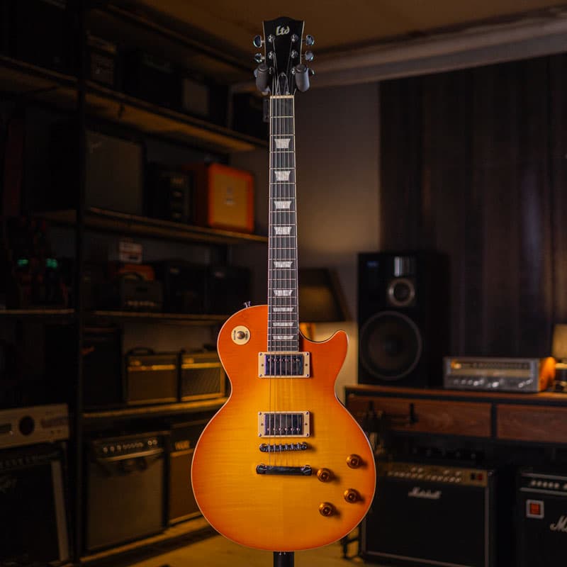 گیتار الکتریک طرح اِل تی دی LTD Les Paul Sunburst — تصویر ۷