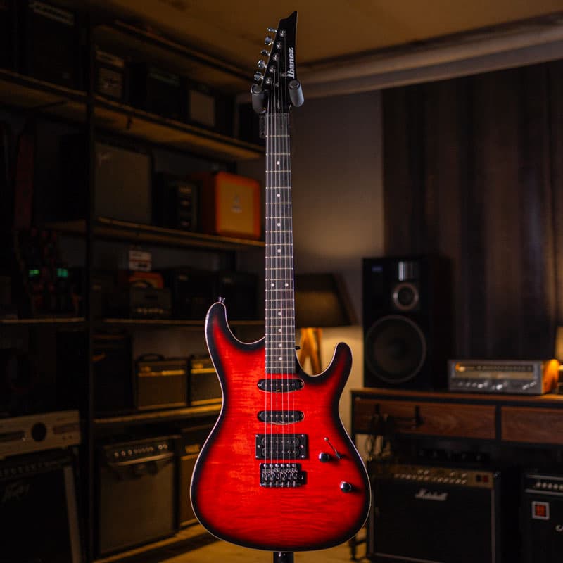 گیتار الکتریک طرح آیبانِز Ibanez HSS Strat RED — تصویر ۷