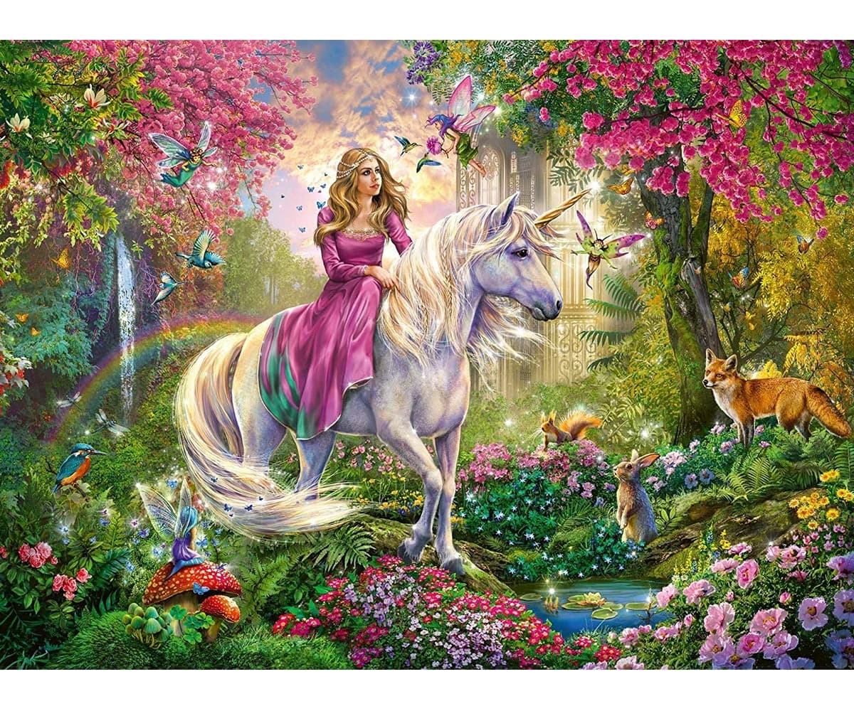 پازل 100 تكه رونزبرگر طرح Unicorn كد 10641 — تصویر ۲
