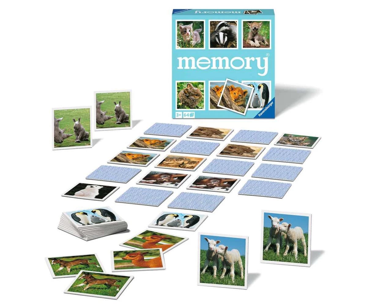 بازی دسته جمعی رونزبرگر طرح Animal Babies memory كد 20879 — تصویر ۳