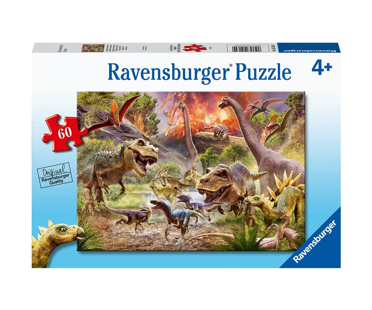پازل 60 تكه رونزبرگر طرح Dinosaur Dash كد 05164 | بازی توی