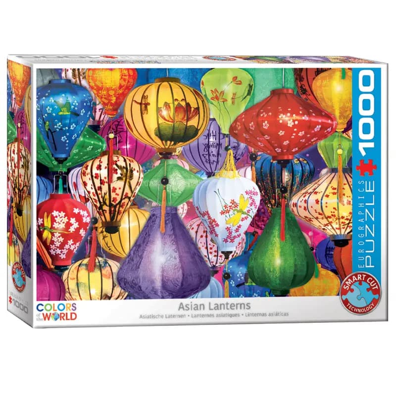 پازل 1000 تكه یوروگرافیک طرح Asian Lanterns كد 5469-6000