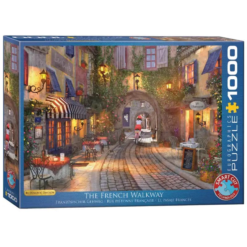 پازل 1000 تكه یوروگرافیک طرح The French Walkway كد 0961-6000