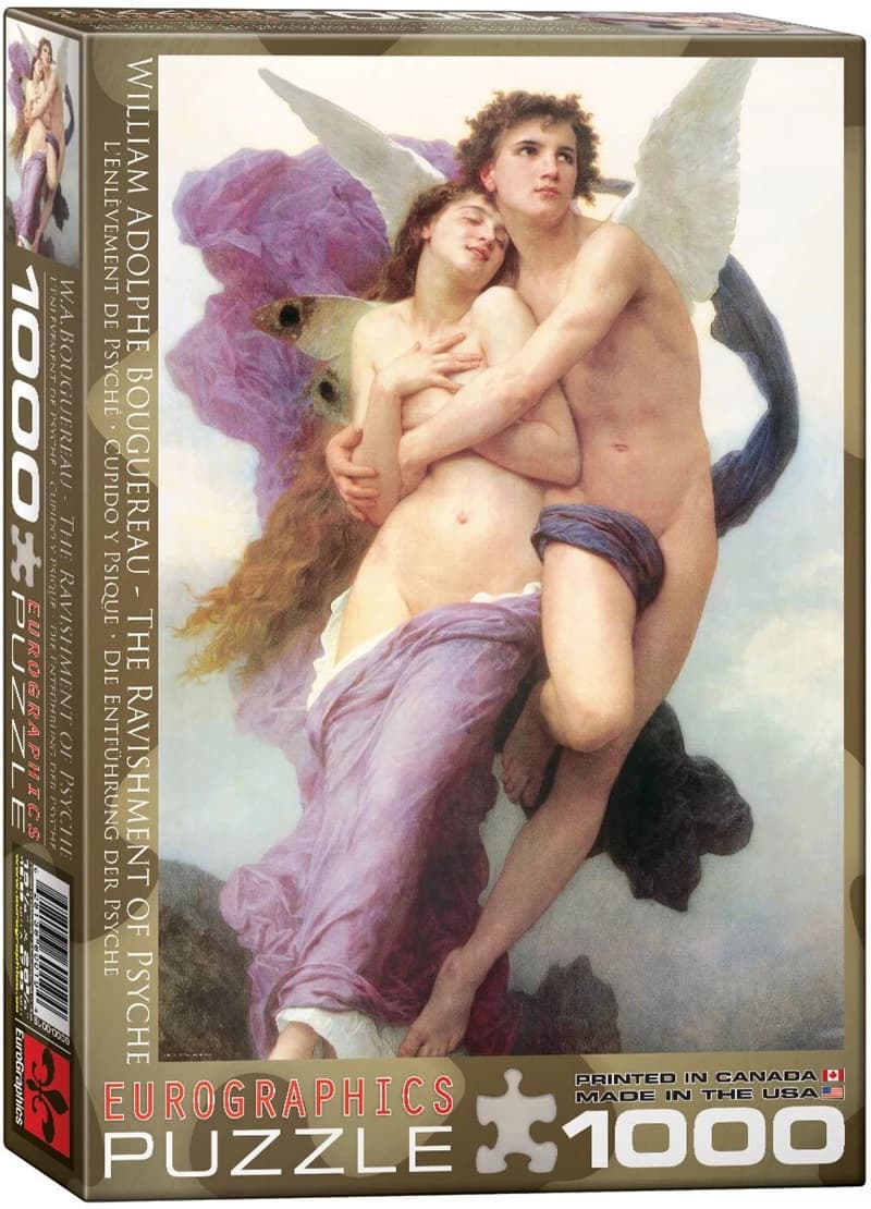 پازل 1000 تكه یوروگرافیک طرح The Ravishment of Psyche كد 0019-6000