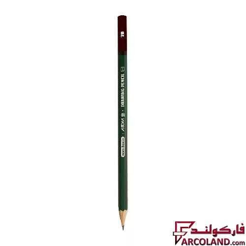 مداد طراحی 7B آریا طرح آرتیست Artist 3506 بسته 12 عددی — تصویر ۲