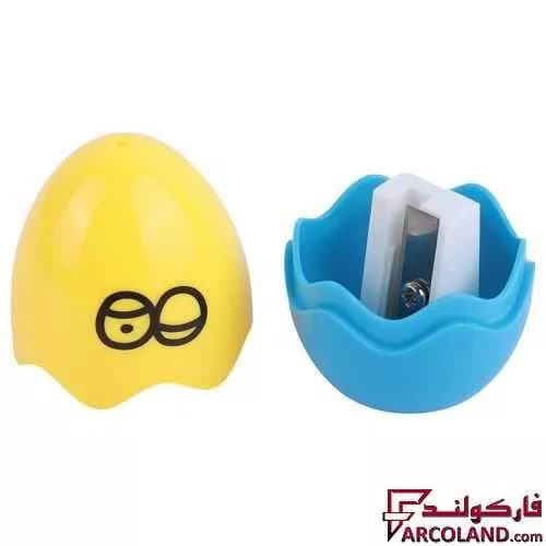 مداد تراش پلاستیکی مخزن دار تخم مرغی مدل EA2510 — تصویر ۲