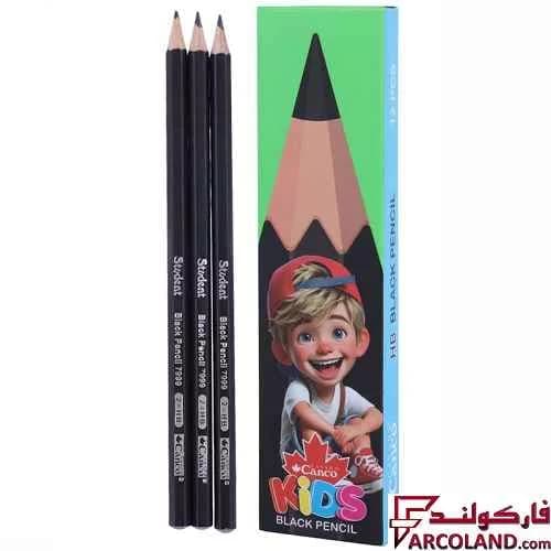 مداد مشکی کنکو کیدز مدل Kids بسته 12 عددی