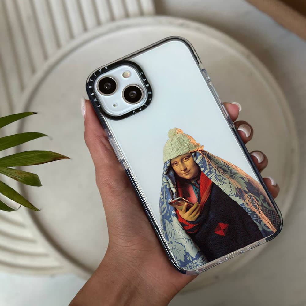 قاب شفاف چاپی سفارشی (کد 0212) مدل موناسرمایی مناسب برای گوشی موبایل اپل آیفون Apple iPhone 7 Plus / 8 Plus / XR / XS Max / 11 / 11 Pro / 11 Pro Max / 12 / 12 Mini / 12 Pro / 12 Pro Max / 13 / 13 Mini — تصویر ۲