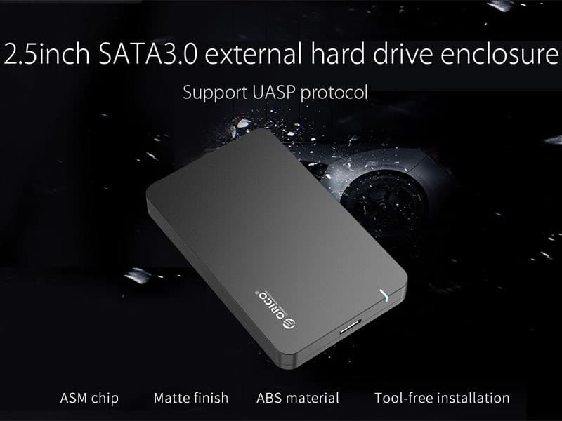 باکس هارد درایو 2.5 اینچی اوریکو Orico 2569S3 Portable 2.5 inch SATAIII USB3.0 External HDD Enclosure — تصویر ۷