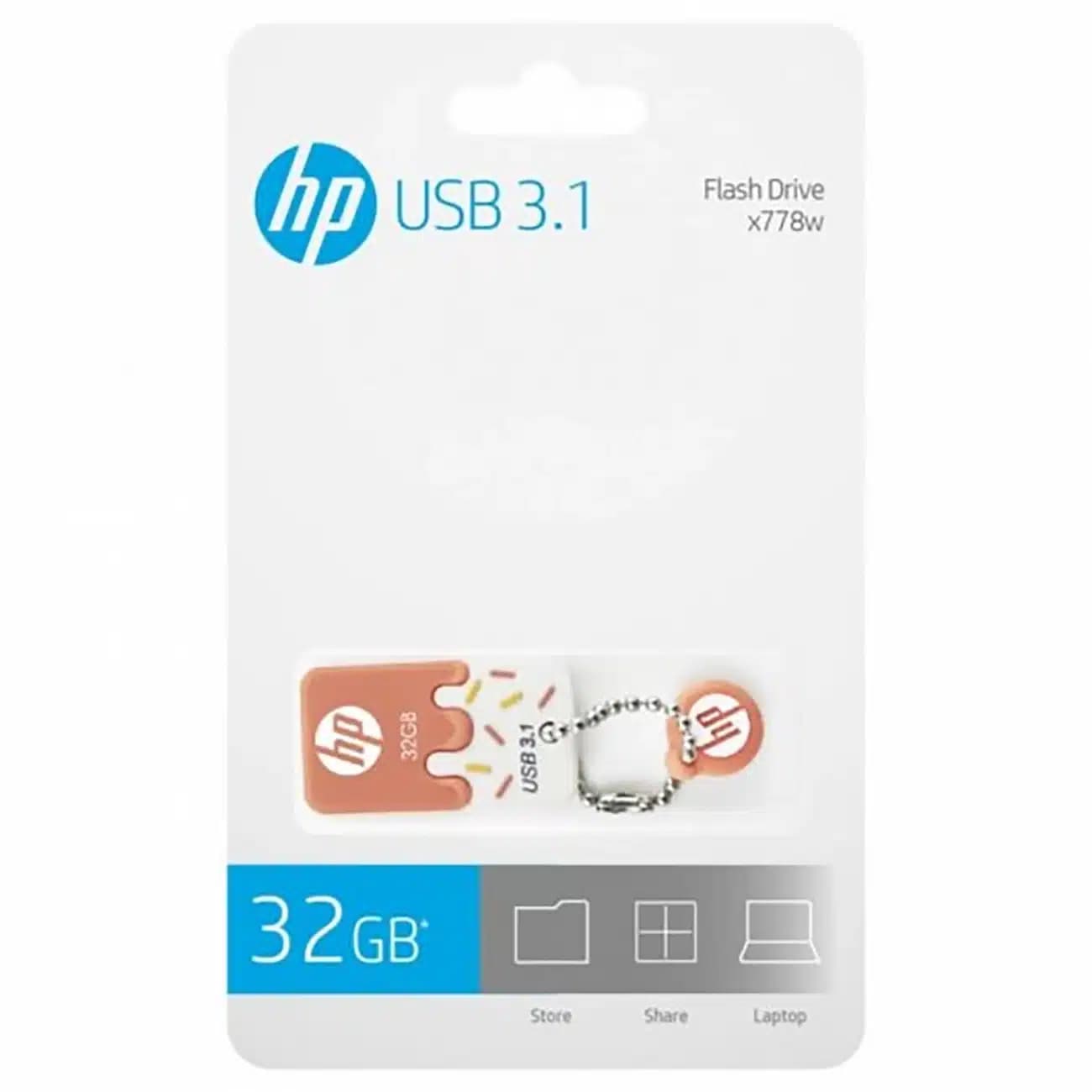 فلش مموری اچ پی HP مدل x778w ظرفیت 32 گیگابایت USB 3.1 — تصویر ۳