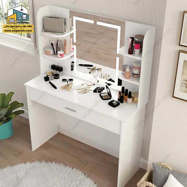میز آرایش لامپ دار کد DMP149 — تصویر ۲