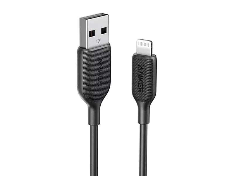 کابل شارژ سریع یو اس بی به لایتنینگ 2.4 آمپر 90 سانتیمتری انکر Anker Powerline III Lightning Cable A8812H11 — تصویر ۴