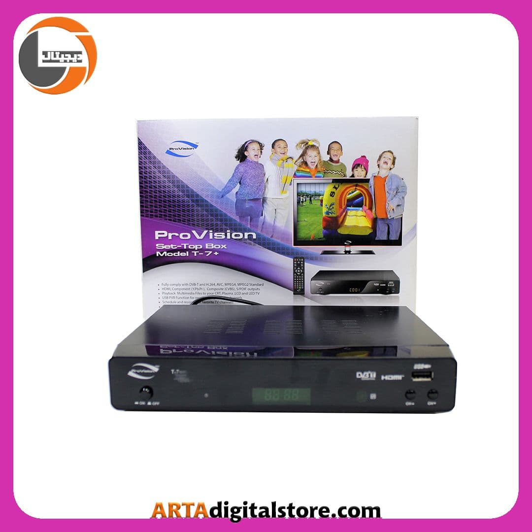 گیرنده دیجیتال Set-Top Box Provision T-7+ Black — تصویر ۷