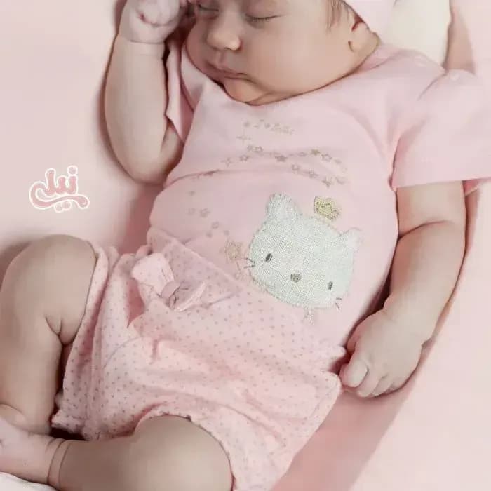شورت پادار نخی زنانه طرح بالرین صد درصد نخ پنبه ضد حساسیت — تصویر ۳
