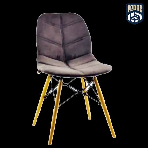 صندلی کندو پایه چوب تمام پارچه مدل K500PE بنیزان