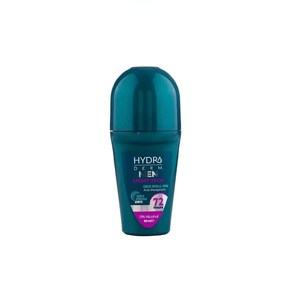 رول ضد تعریق آقایان هیدرودرم (Hydroderm) مدل Sport Tech حجم ۵۰ میلیلیتر — تصویر ۲
