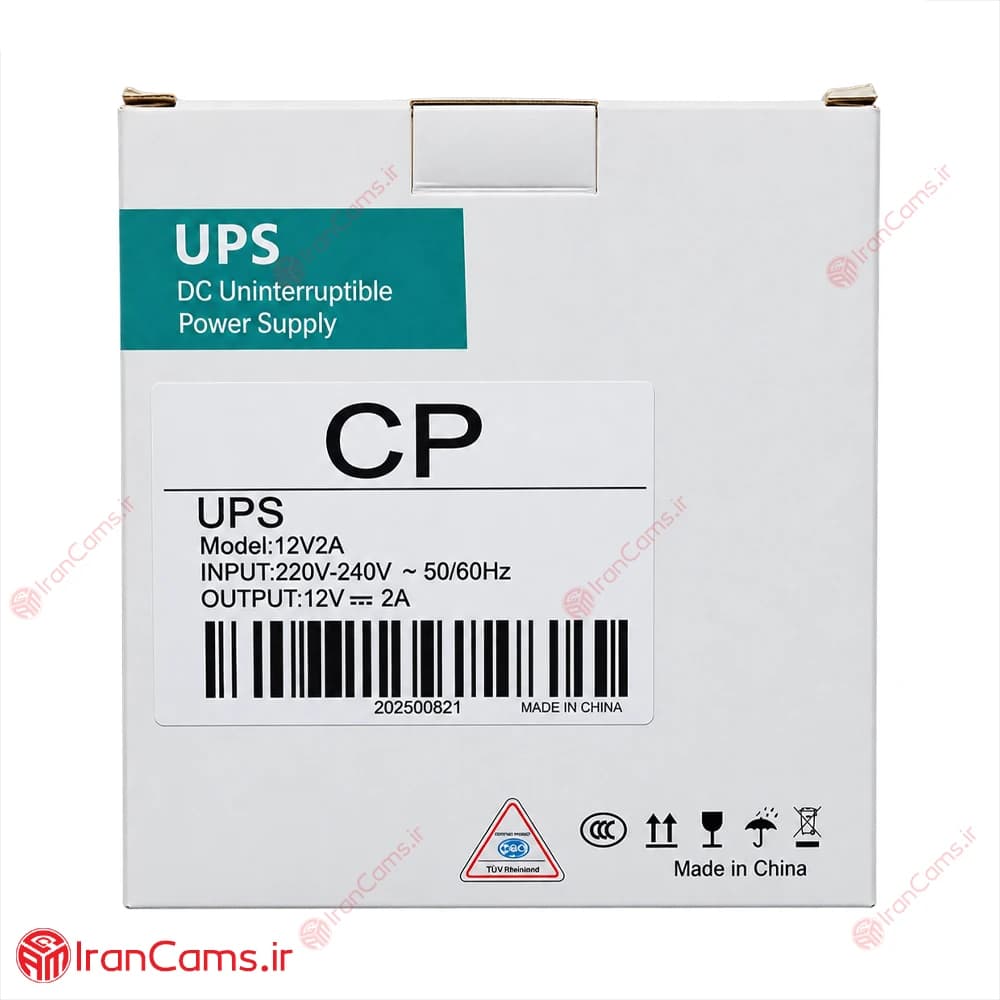 یو پی اس دوربین مداربسته 12 ولت 2 آمپر مدل CP — تصویر ۴