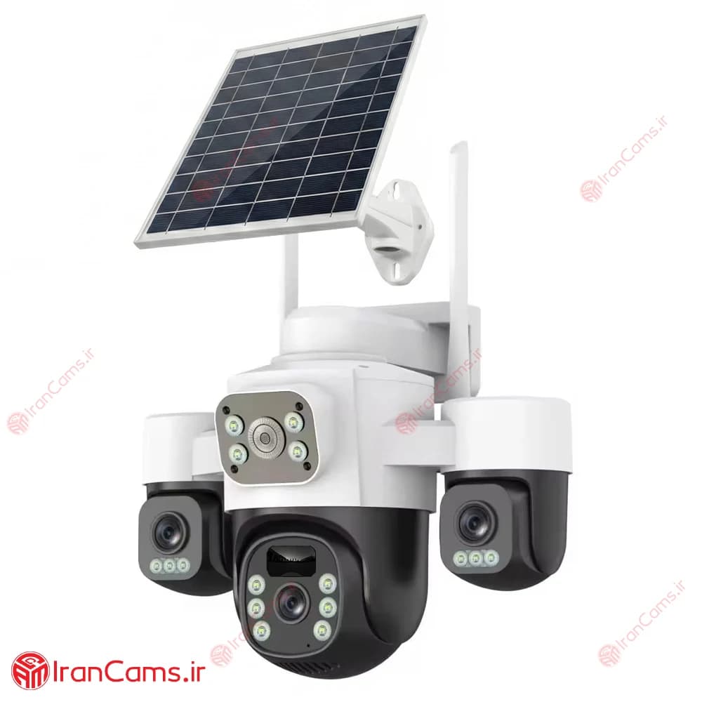 دوربین سیم کارتی خورشیدی 3 لنز 12 مگاپیکسل O-KAM PRO مدل Q8823 — تصویر ۸