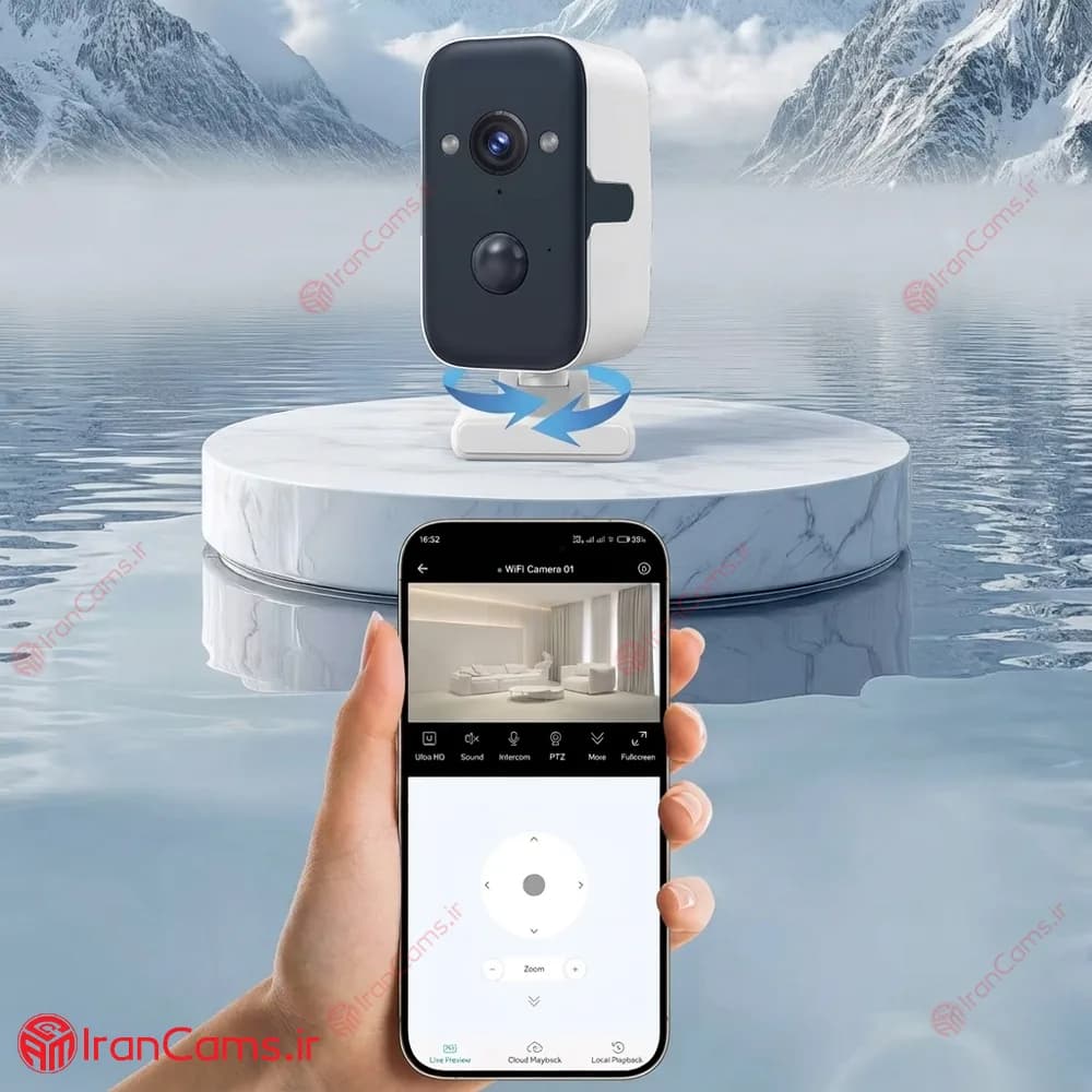 دوربین سیمکارتی باتری خور چرخشی 3 مگاپیکسل O-KAM PRO مدل T6 — تصویر ۷