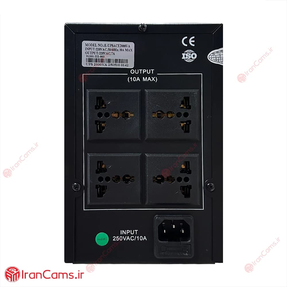 دستگاه UPS یورونت 2KVA مدل Euronet ACE2000VA — تصویر ۳