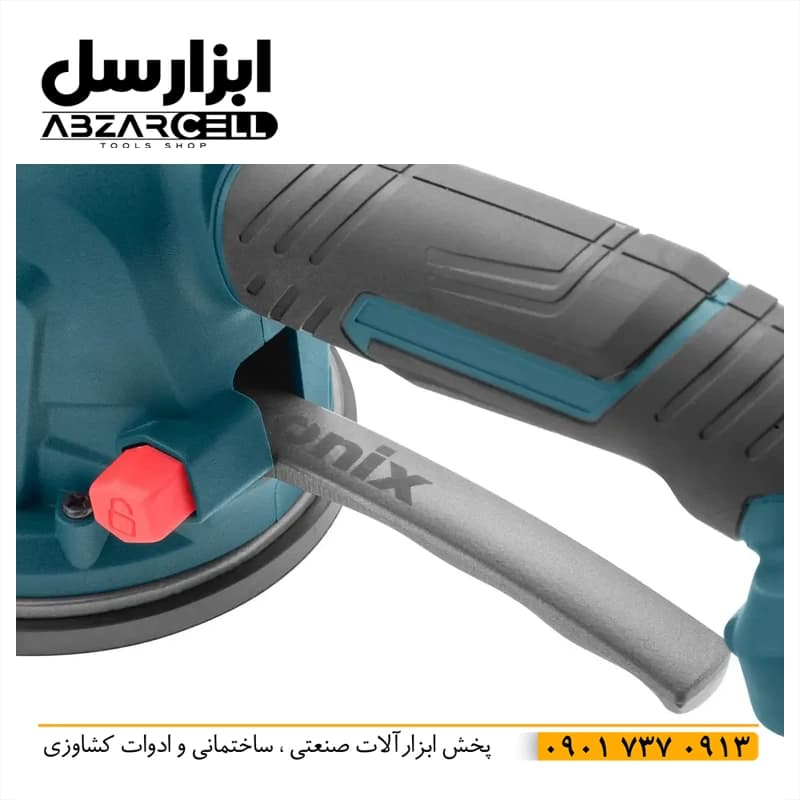 ویبراتور کاشی رونیکس شارژی 20 ولت 130 میل 8631 – 2 باتری با کیف حمل — تصویر ۴