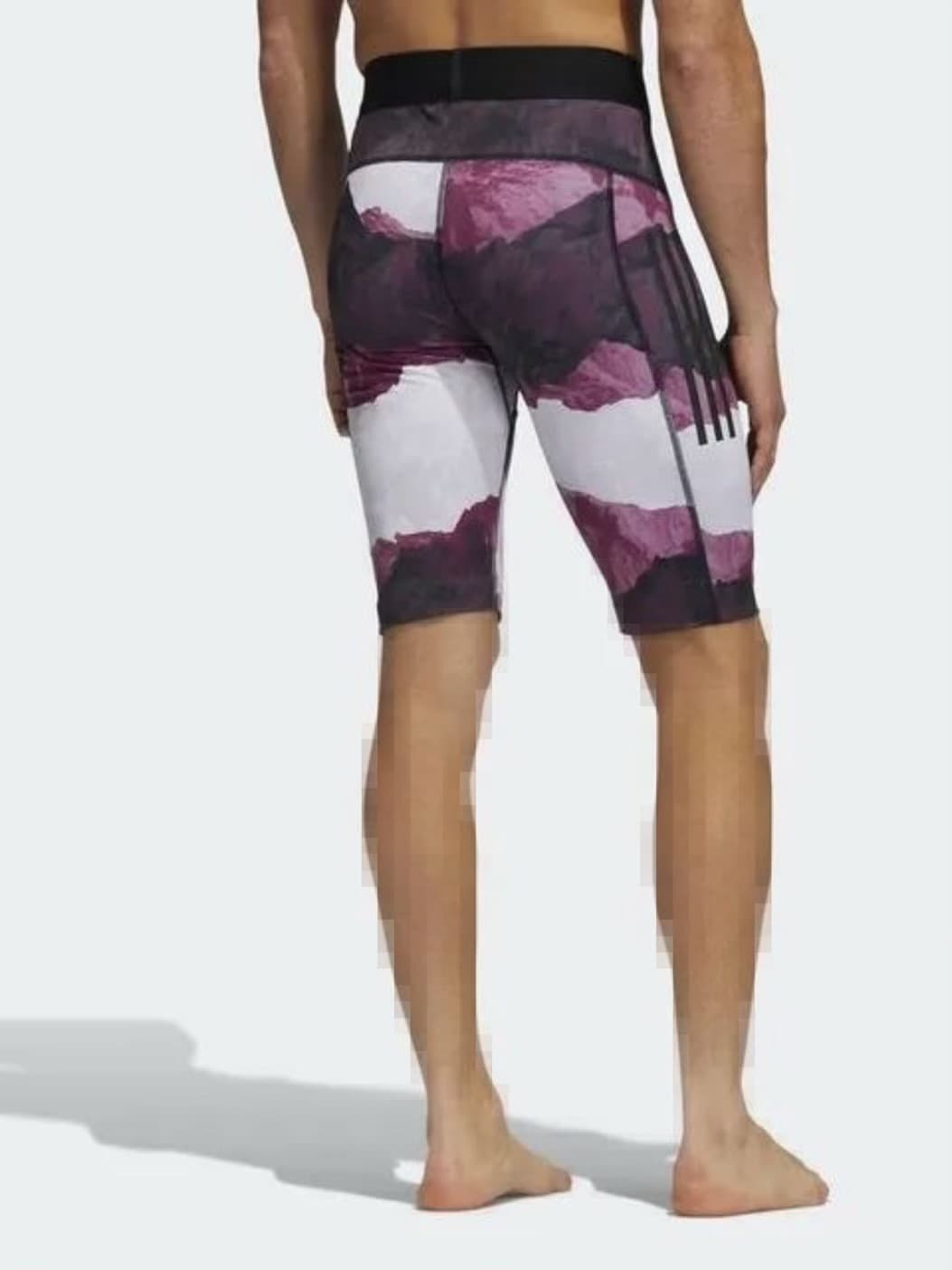 شلوارک ورزشی EARTH GRAPHIC FITTED YOGA SHORTS SORT — تصویر ۲