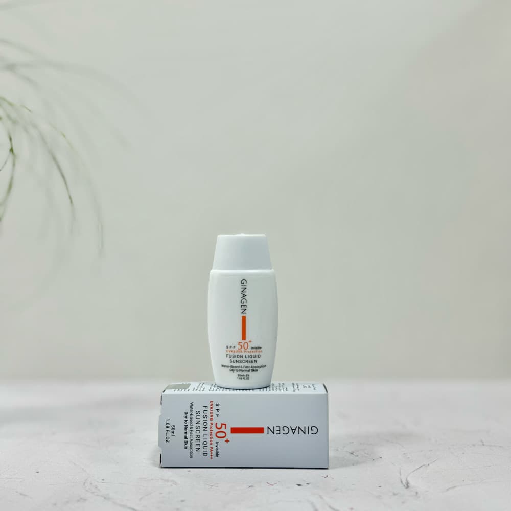 لیکوئید ضد آفتاب پوست خشک SPF50 ژیناژن 50 میلی لیتر — تصویر ۳