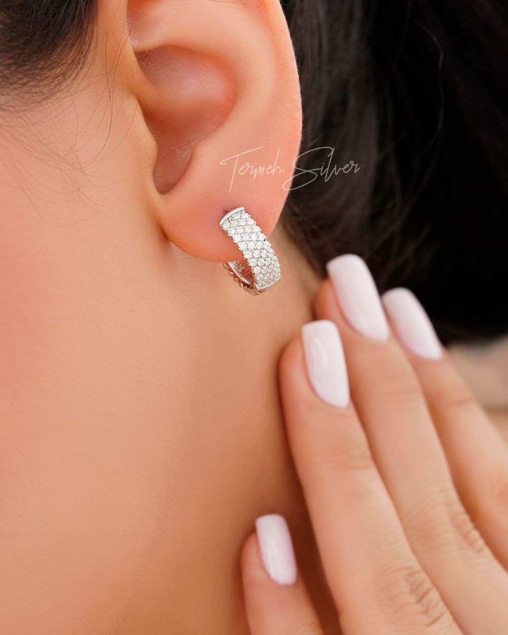 گوشواره نقره کلیپسی پرنس GT 1032