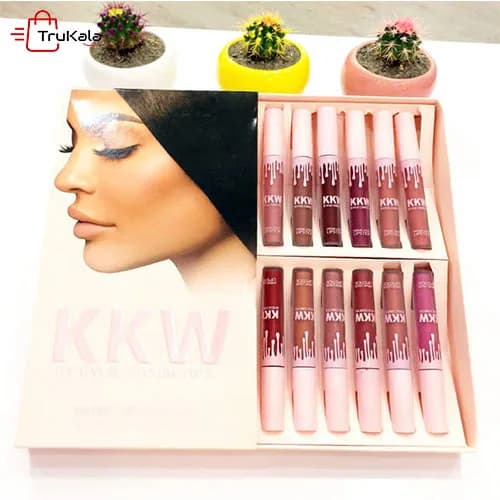 پک 12 عددی رژ لب کایلی KYLIE — تصویر ۲