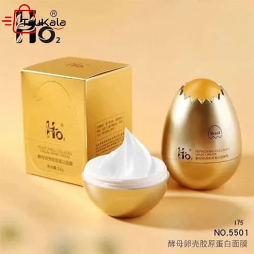 کرم ماسک صورت لایه بردار سفیده ی تخم مرغ — تصویر ۲