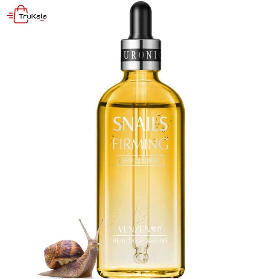 سرم سفت کننده و لیفتینگ صورت حلزون برند ونزن – snails firming venzen