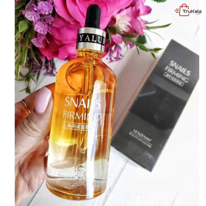 سرم سفت کننده و لیفتینگ صورت حلزون برند ونزن – snails firming venzen — تصویر ۳