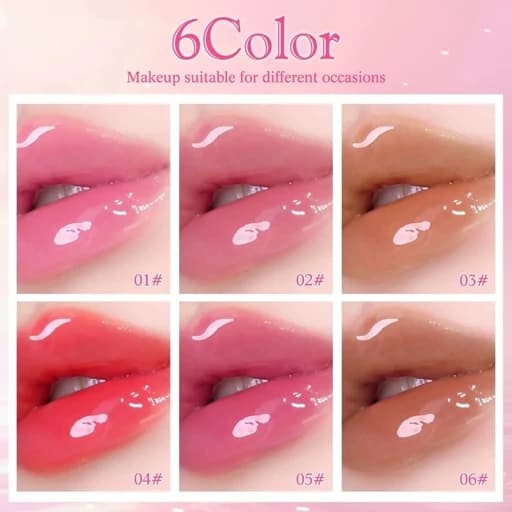 لیپگلاس برق لب چارم پاپیون پرنسسی پینترستی ترمیم کننده نرم کننده لب فانتزی کیوت کادو تولد هدیه بالم لب آبرسان — تصویر ۳
