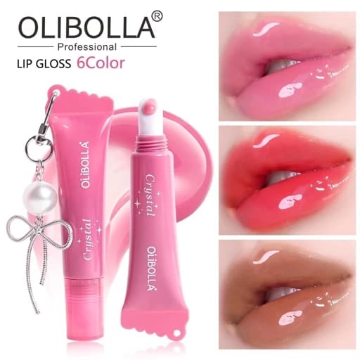 لیپگلاس برق لب چارم پاپیون پرنسسی پینترستی ترمیم کننده نرم کننده لب فانتزی کیوت کادو تولد هدیه بالم لب آبرسان — تصویر ۲