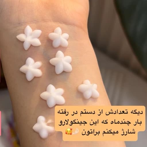 کرم دست شکوفه آبرسان فانتزی بستنی کیوت فانتزی رایحه هلو طرح خامه زن خوشبو نرم کننده دستها مینی کیفی مسافرتی کوچک — تصویر ۸