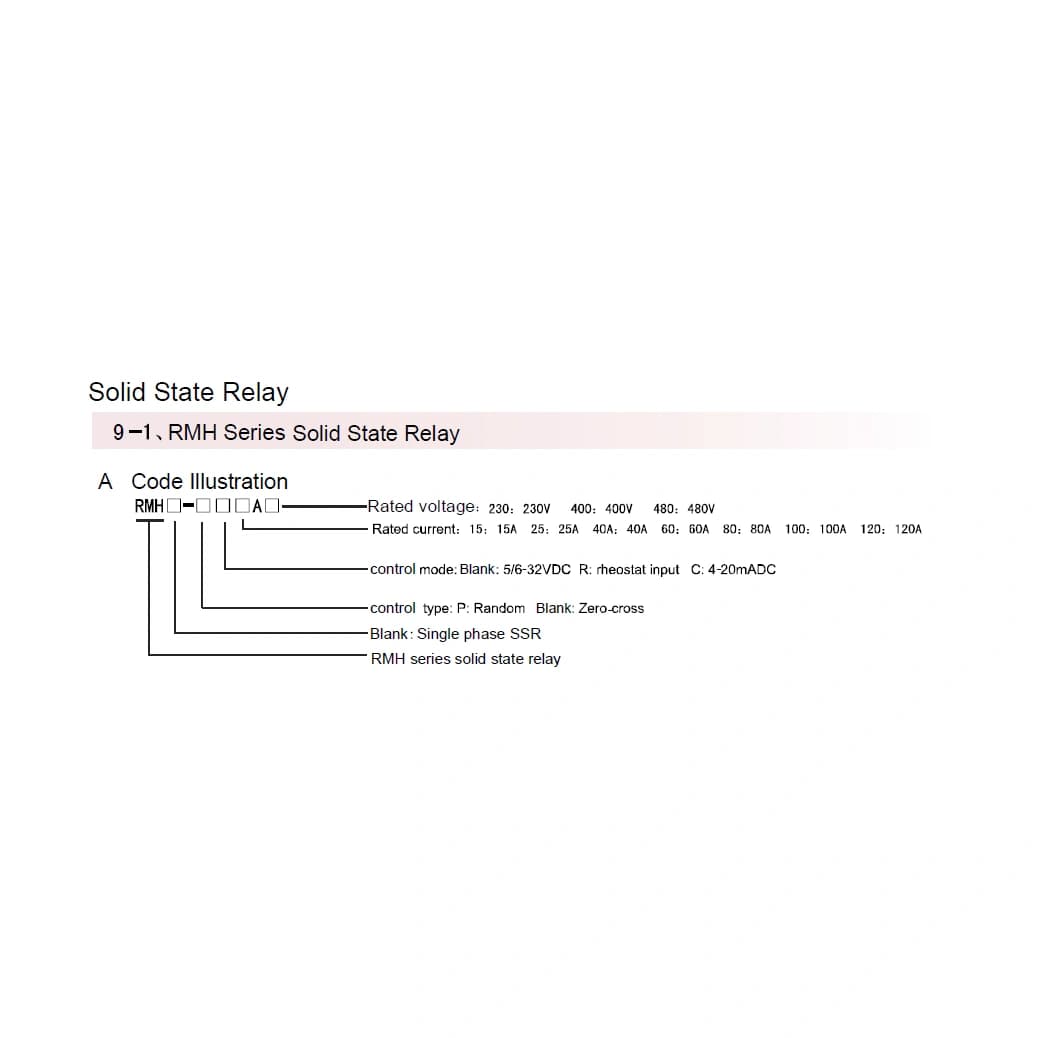 رله حالت جامد SSR سامی مدل SOMMY RMH-40A400 — تصویر ۲