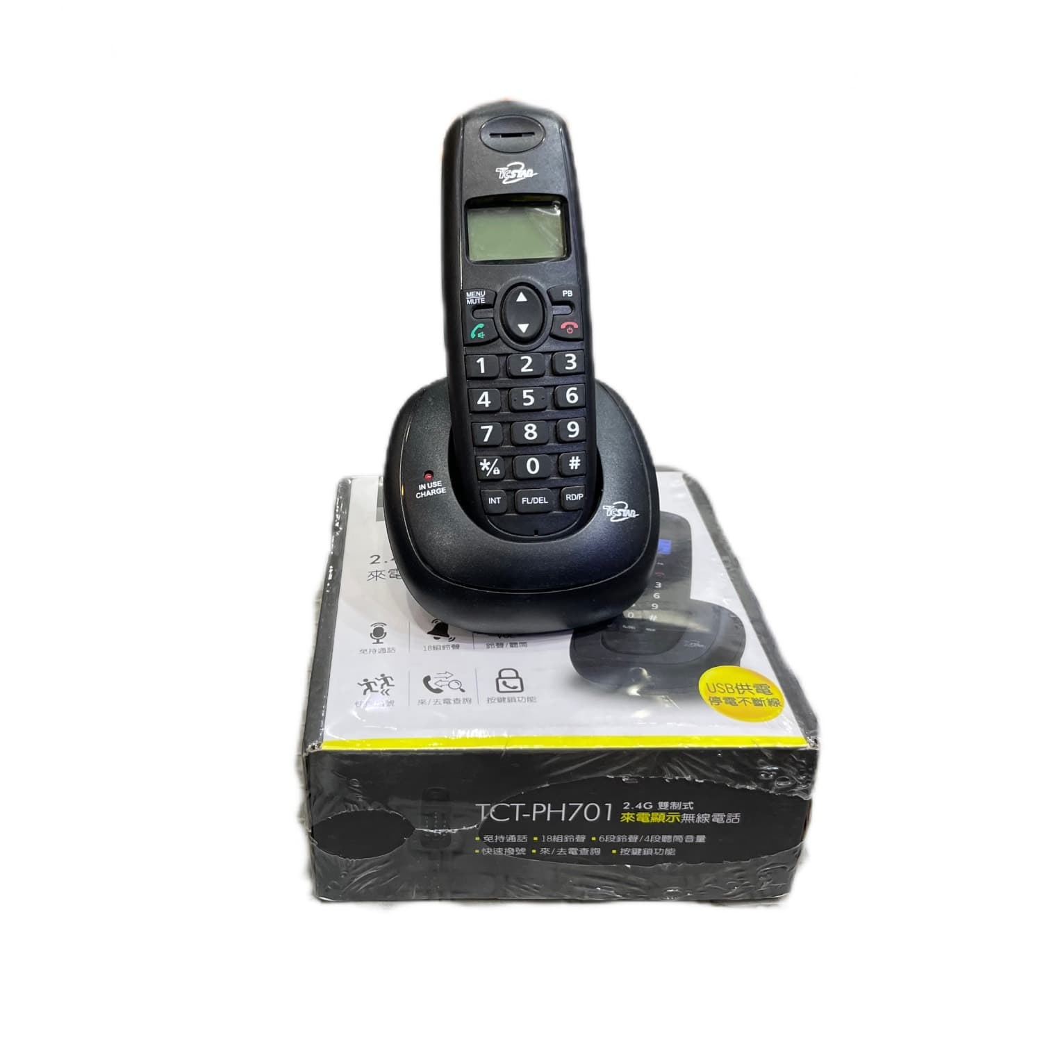 تلفن بی سیم TCSTAR مدل TCT-PH701 / TCT-PH801 — تصویر ۳