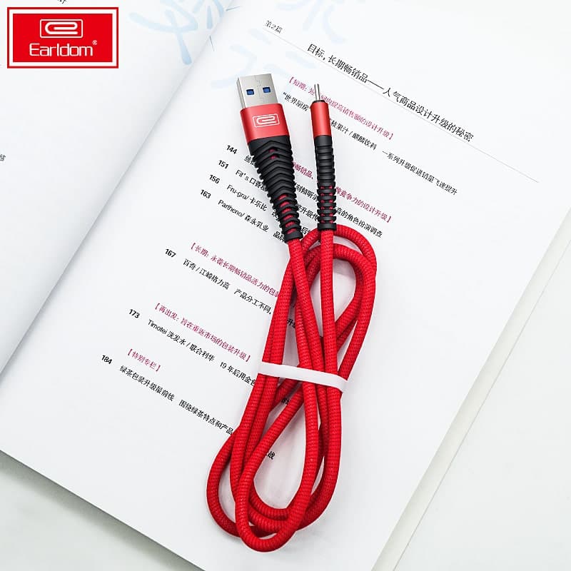 کابل شارژ تایپ سی ارلدام مدل Earldom EC-060c — تصویر ۳
