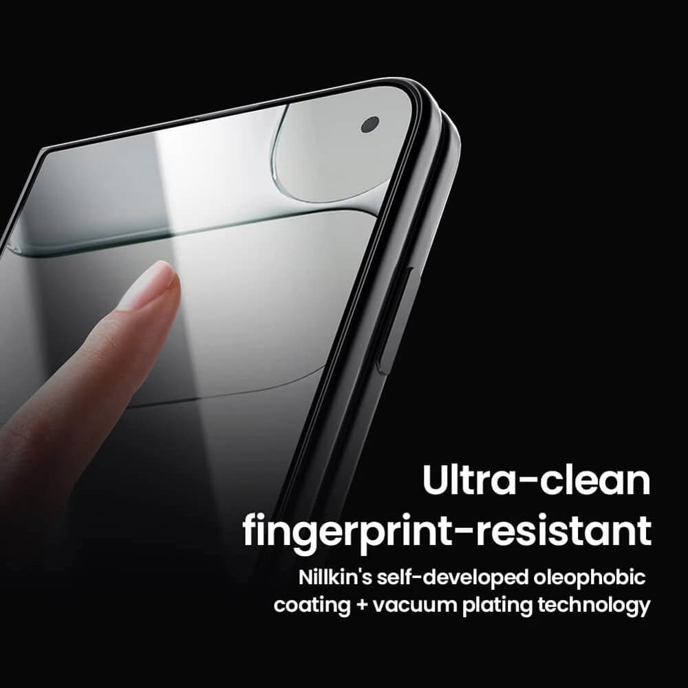 گلس تمام صفحه با ابزار نصب iPhone Duo مارک نیلکین مدل CP+PRO (مخصوص صفحه نمایش بیرونی) — تصویر ۷