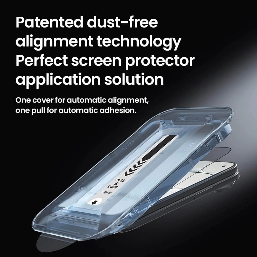 گلس تمام صفحه با ابزار نصب iPhone Duo مارک نیلکین مدل CP+PRO (مخصوص صفحه نمایش بیرونی) — تصویر ۳