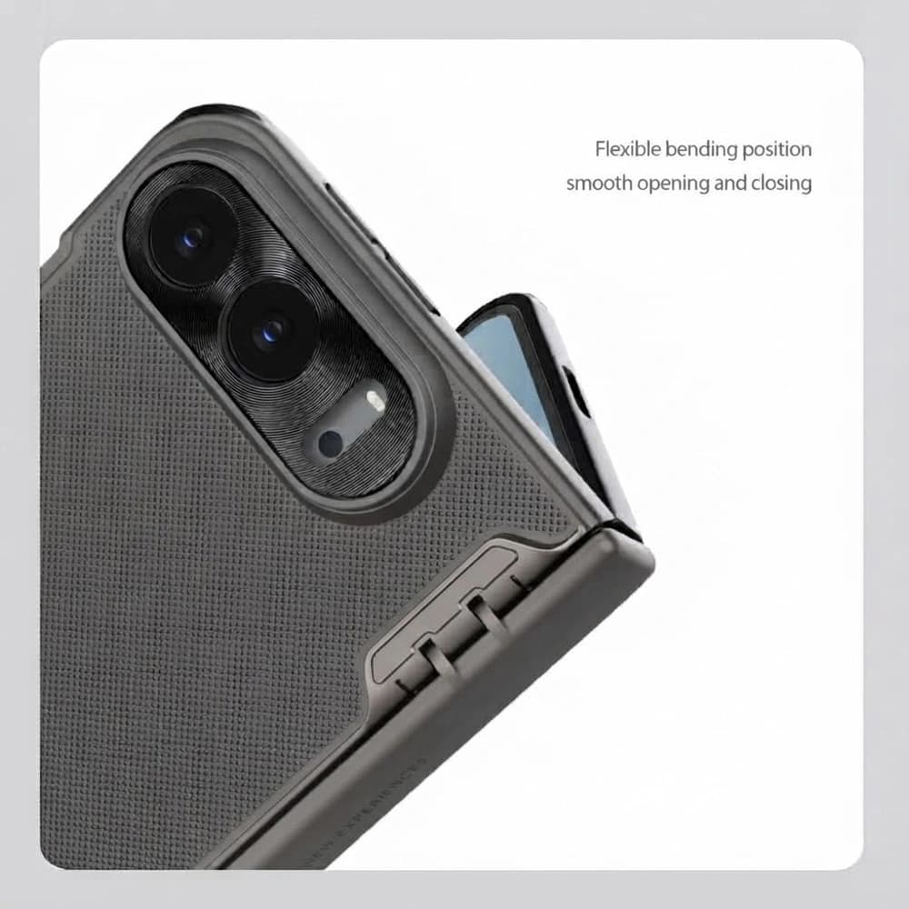 قاب دودی ضدضربه مگنتی iPhone Duo مارک نیلکین مدل Super Frosted Shield Fold — تصویر ۶