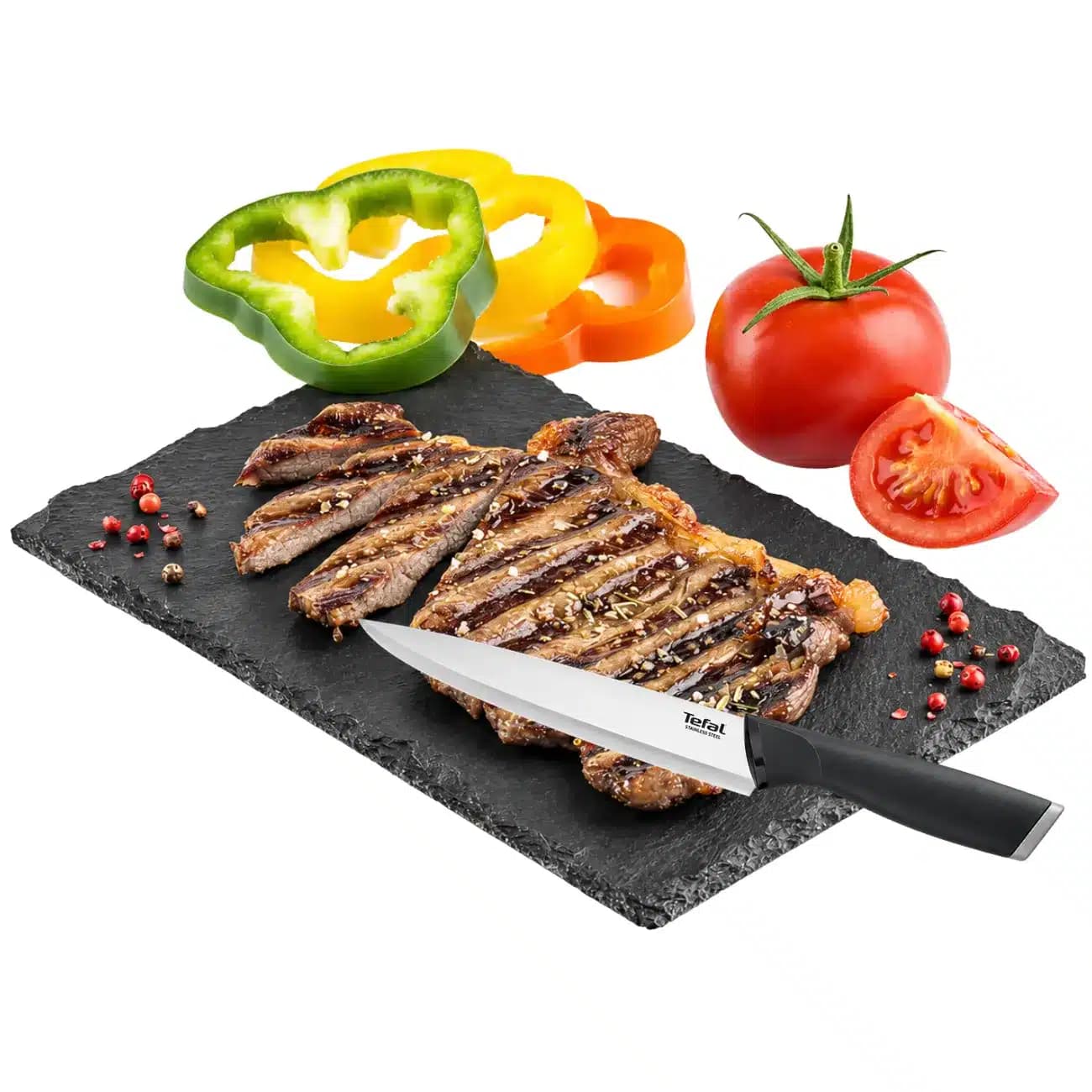 چاقو آشپزخانه تفال Tefal مدل K2213714 تیغه 20 سانتی متر — تصویر ۷