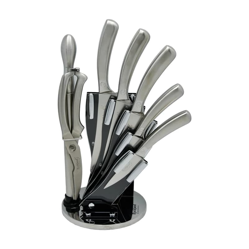 سرویس چاقو آشپزخانه 8 پارچه مدل s کد 3305 استیل